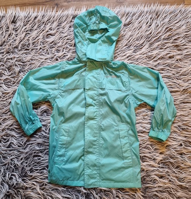 Kurtka 110 116 przeciwdeszczowa jesień wiosna cienka dla dziewczynki