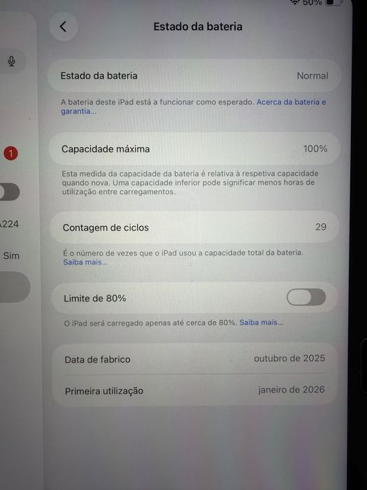 Ipad A16 128GB com garantia