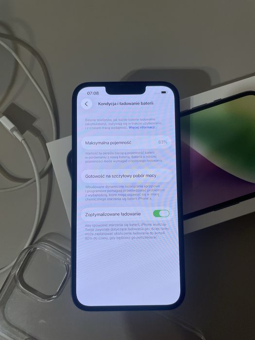 iPhone 14 Midnight 128gb 83% Idealny stan