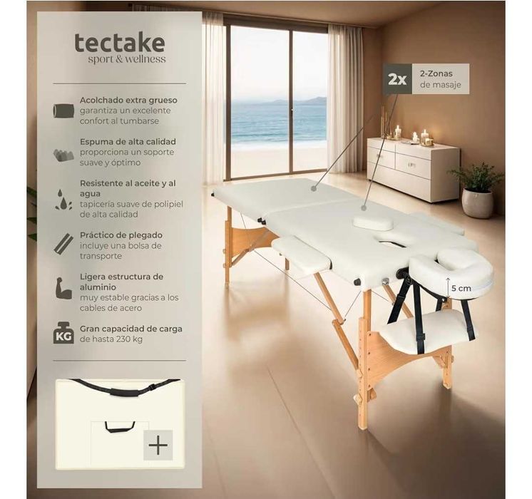 Marquesa estetica portátil na caixa