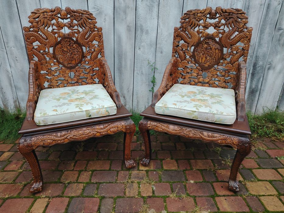 Fotele orientalne teek