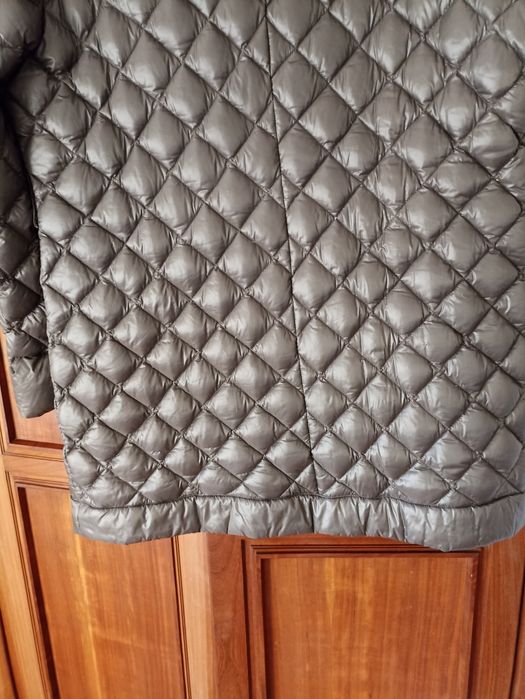 Parka leve Elena Miró cinza chumbo NOVA