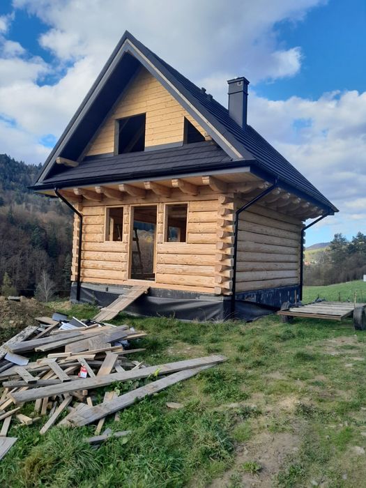 Domek , dom z bali i półbali