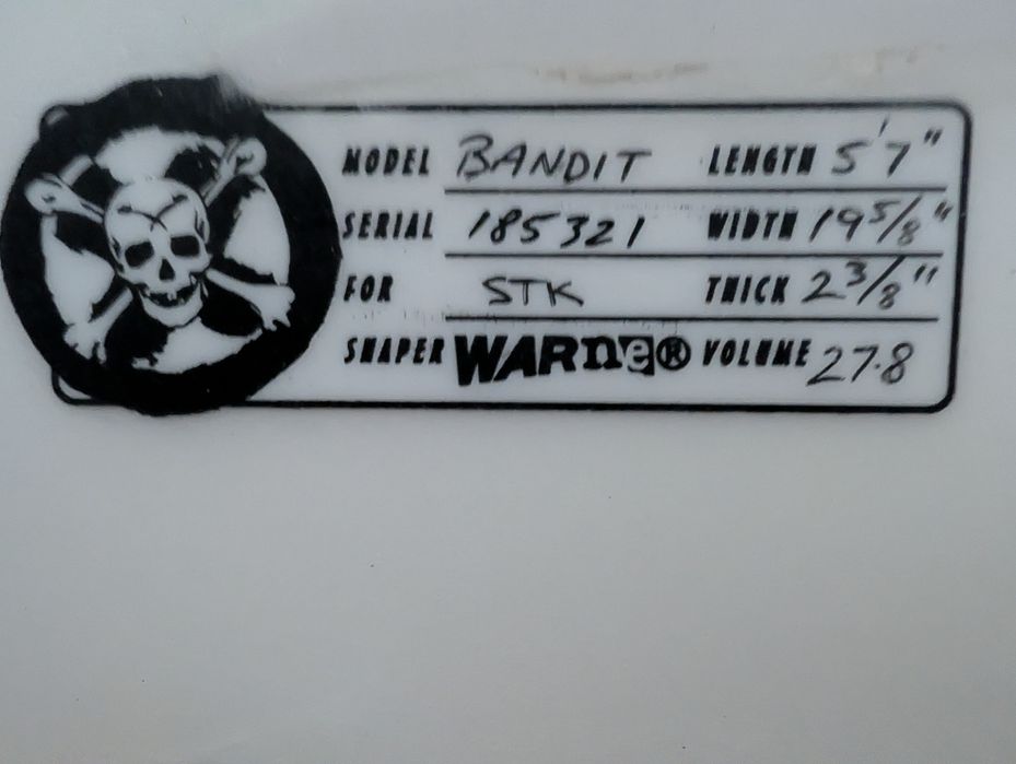 Prancha surf Polen Warner