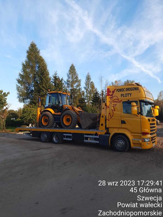 Transport maszyn budowlanych i rolniczych