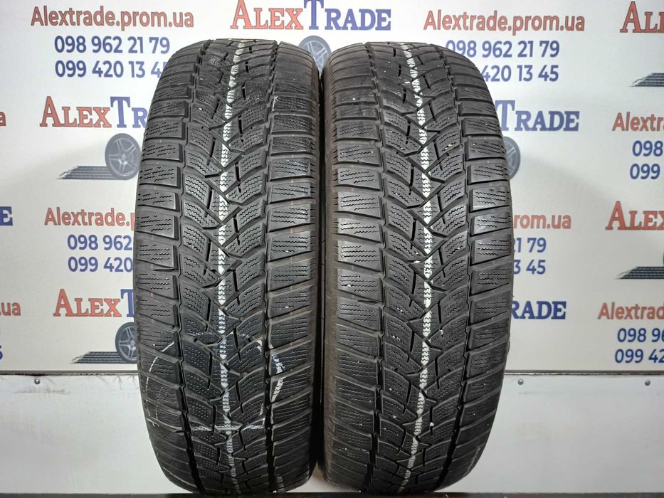 2 шт. 205/60 R16 Dunlop Winter Sport 5 зимові шини б/у, 2022 рік, протектор 6 мм