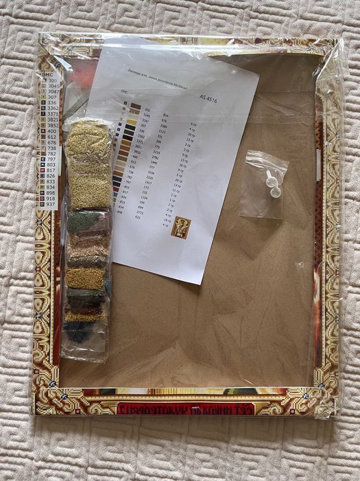 Алмазна мозаїка 40х50 «Святий Миколай» - нова, у комплекті