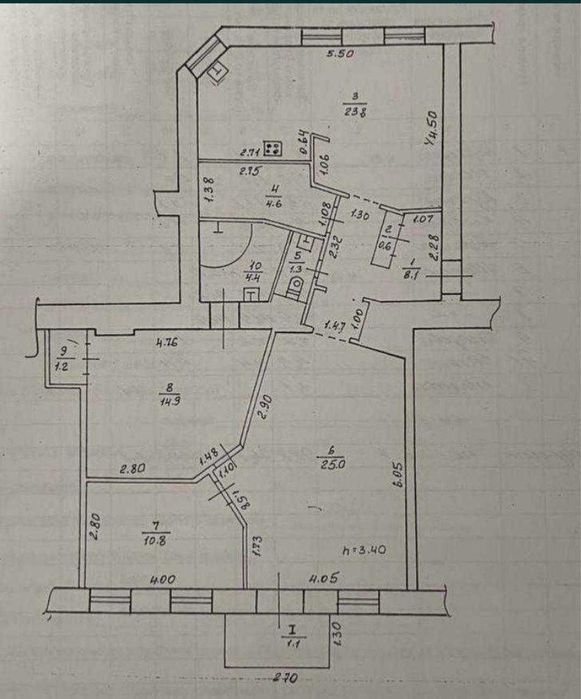 Продаж 3-кімнатну квартиру Центр  Дмитра Яворницького театр опери AK