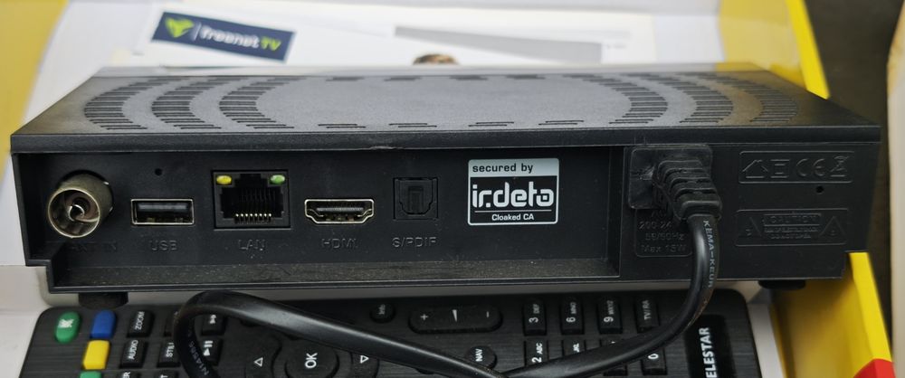 Dekoder odbiornik Telestar dihiHD TT5 IR  DVB-T2