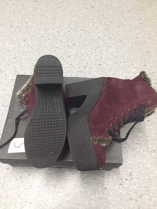 Botins Bordeaux Sixty Seven - Tamanho 38