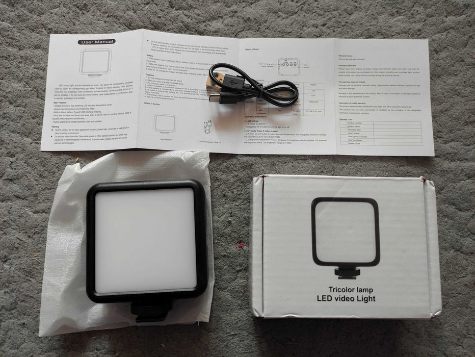 LED светильник Minifocus на аккумуляторе (накамерный)