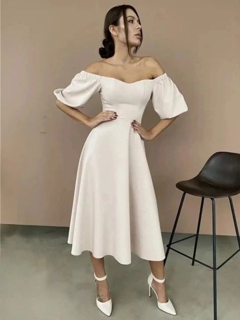 Сукня молочна  L