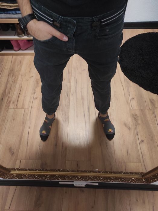 Spodnie męskie jeans pull&bear 38