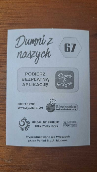 Naklejki Dumni z naszych 2018