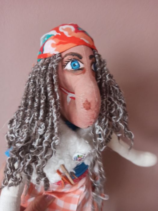Pluszak Baba Jaga, czarownica, Handel made