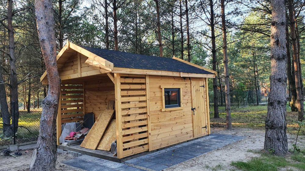 Domek narzędziowy domki narzędziowe drewutnia drewutnie altana ogród