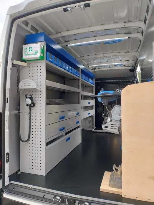 Zabudowa warsztatowa, serwisowa Master, Ducato, Sprinter, Crafter, TGE