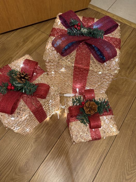 Набір декоратичний новорчіних світилтникві 3 шт.