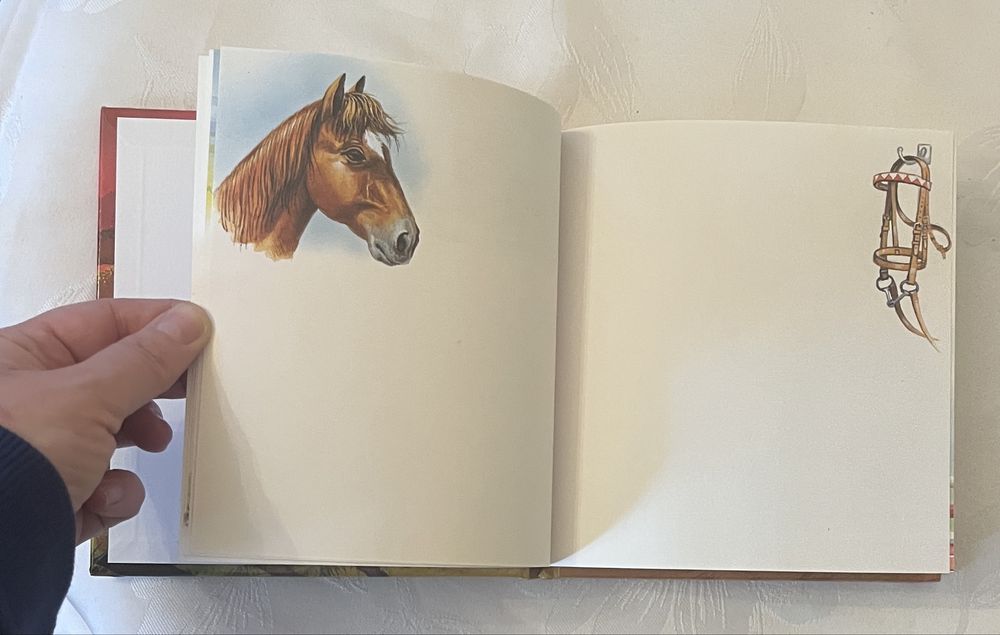 Notes, album, pamiętnik z motywami koni. Nowy