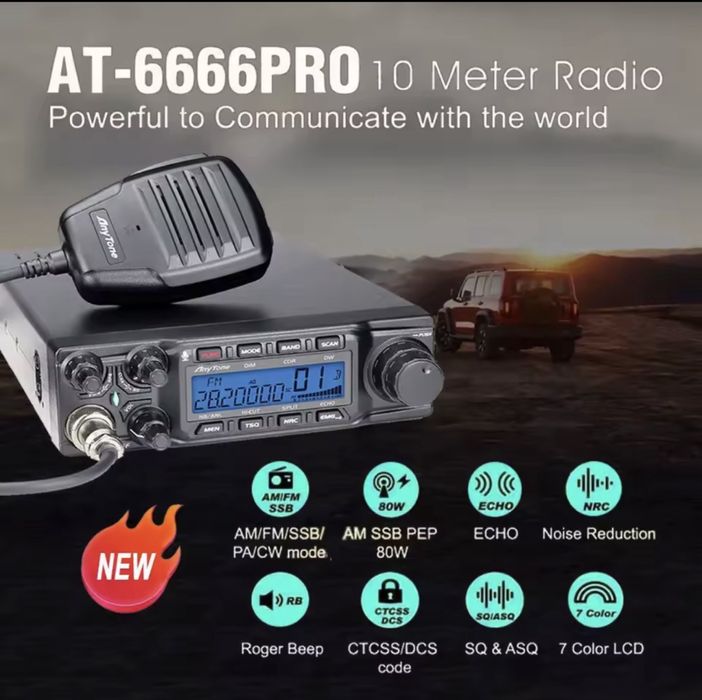 Rádio Anytone 6666pro