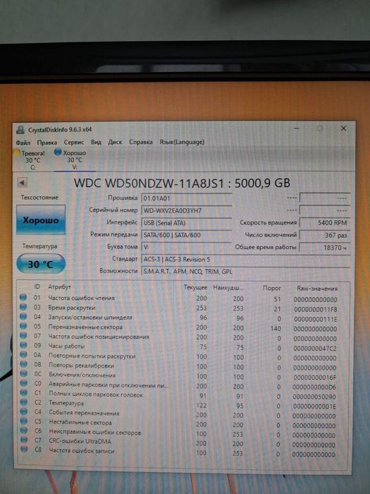 Зовнішній жорсткий диск WD Elements 5TB (USB 3.0)