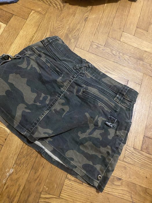 юбка с военным принтом