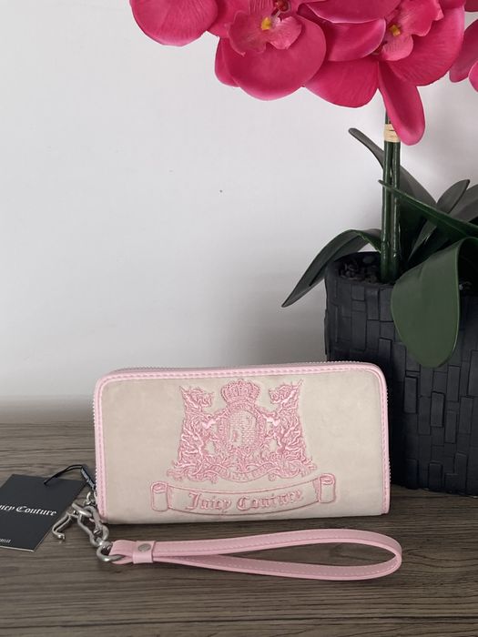 Nowy portfel Juicy Couture welur Twig dog