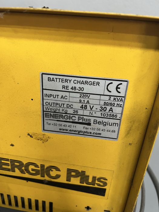 Energic Plus Battery Charger, ładowarka do wózka widłowego