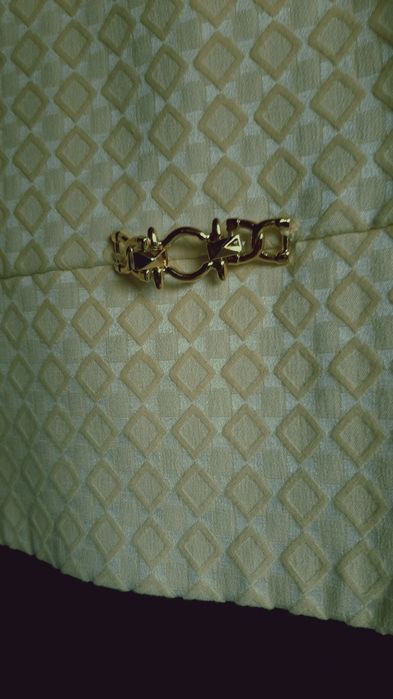 Sukienka na komunie, chrzciny święta jak nowa krótki rękaw żółta