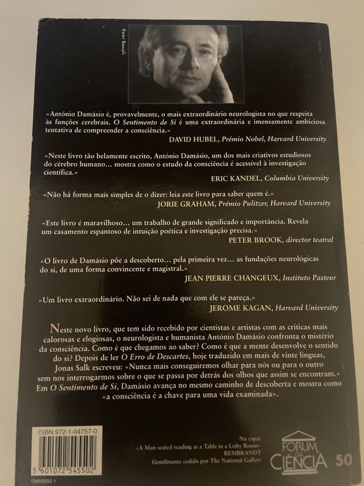 O Sentimento de si, de António Damásio