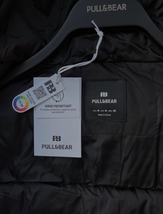 Куртка PULL&BEAR Puffer Jacket Оригінал Пуховик Зимова Нова Мужская