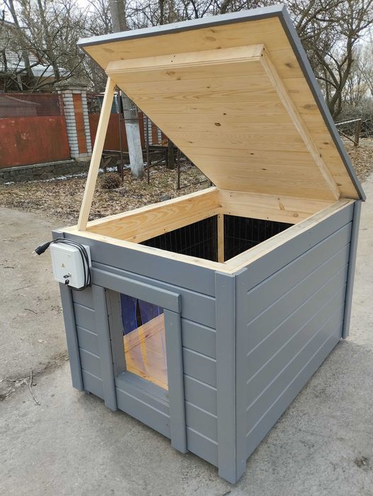 Утепленная БУДКА с ПОДОГРЕВОМ | Шторка