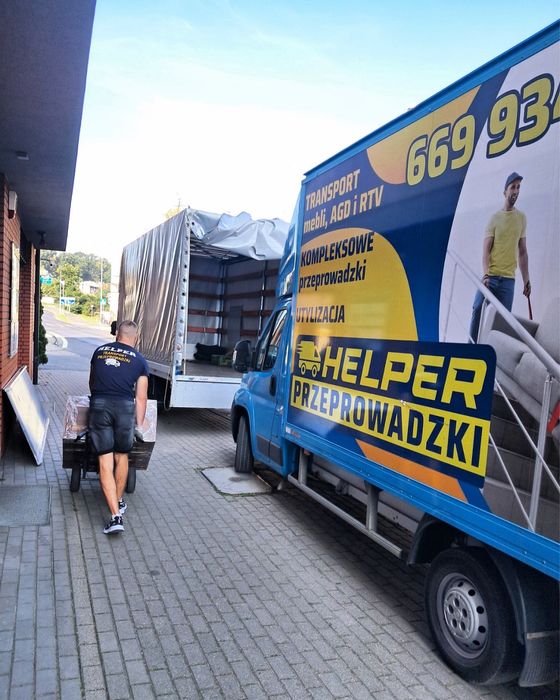 HELPER przeprowadzki, transport mebli, taxi bagażowe DOJAZD W 30 min! Bydgoszcz