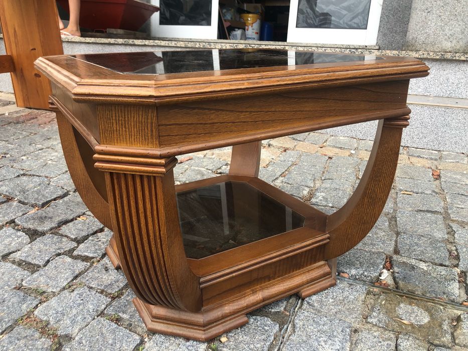 Mesa de centro c/vidro