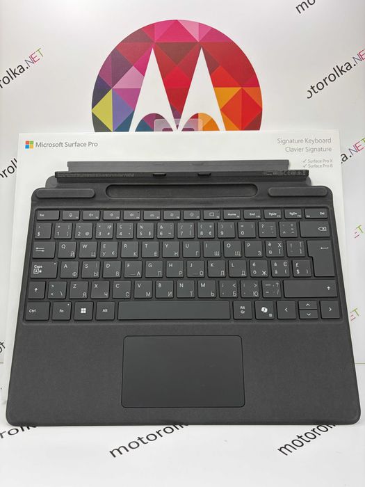 Клавиатура Keyboard Microsoft Surface Pro 8, 9, 10, 11, X Black Alcantara Model 1864