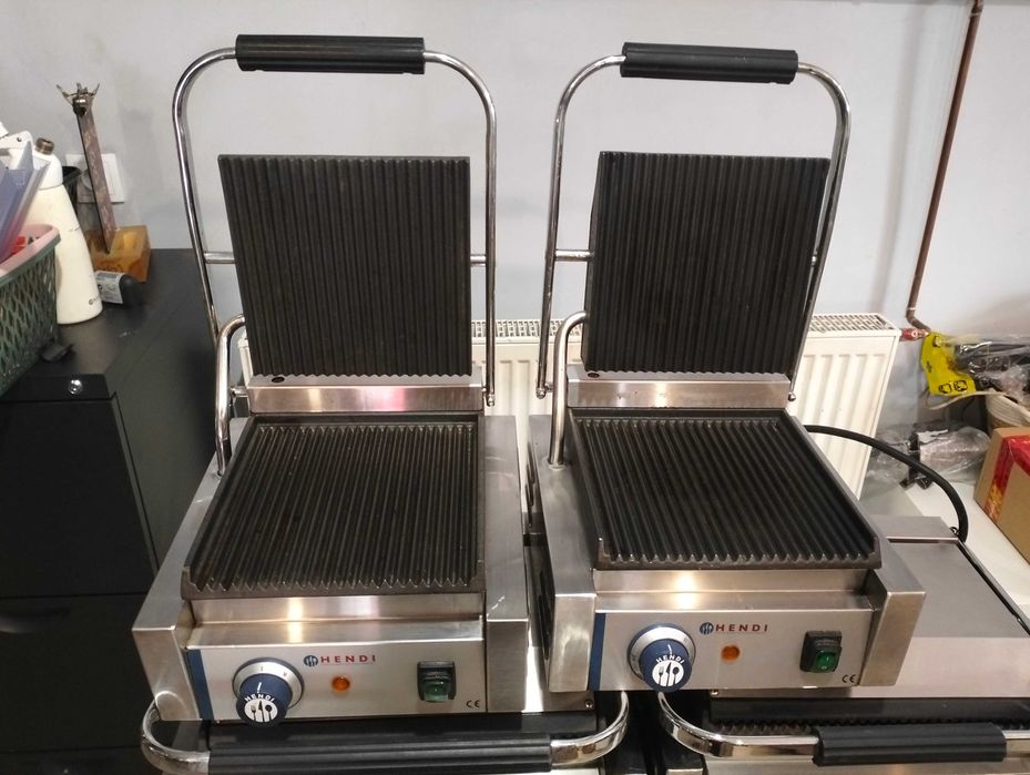 Grill kontaktwy gastronomiczny Ryflowany Hendi