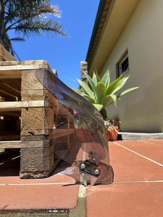 Viseira mota de farol redondo