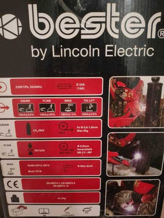 Spawarka Bester 190c MULTI 180A półautomat spawalniczy