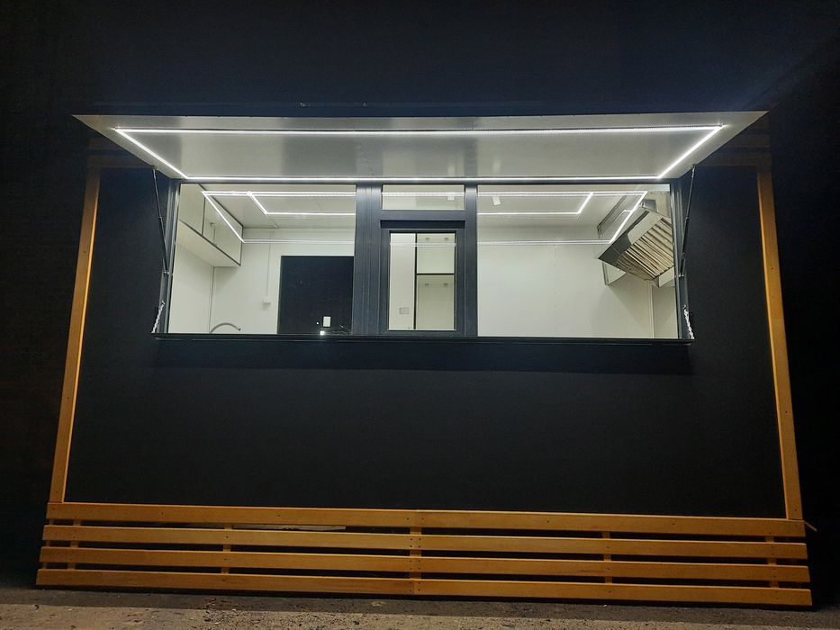 Торговий прицеп-кіоск, маф, фастфуд, кавярня, купава, кухня на колесах