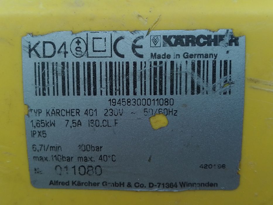 2 Máquina pressão de água