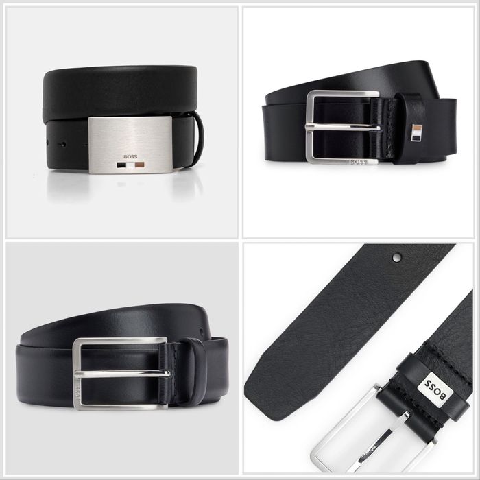 Чоловічий шкіряний ремінь Boss Розмір 36,38,40,42,44 ремень пояс кожа
