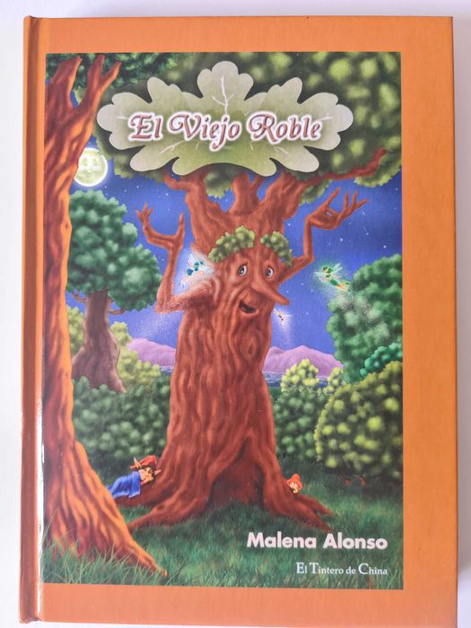 Livro infantojuvenil "El Viejo Roble" de Malena Alonso, em espanhol