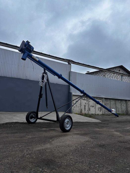 Винтовой конвейер, шнековый погрузчик, транспортер зерна 133х8х380