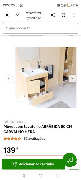 Movel casa de banho novo