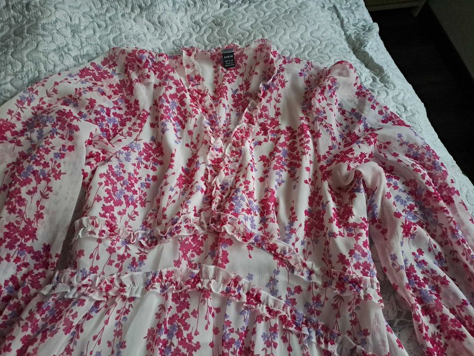 Sukienka letnia maxi kolorowa
