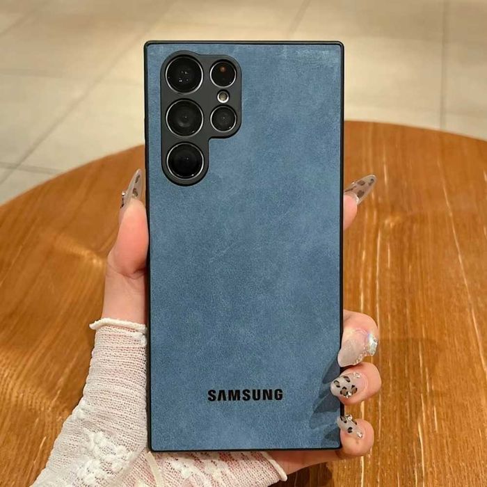 Capa Samsung traseira em couro - PORTES INCLUIDOS