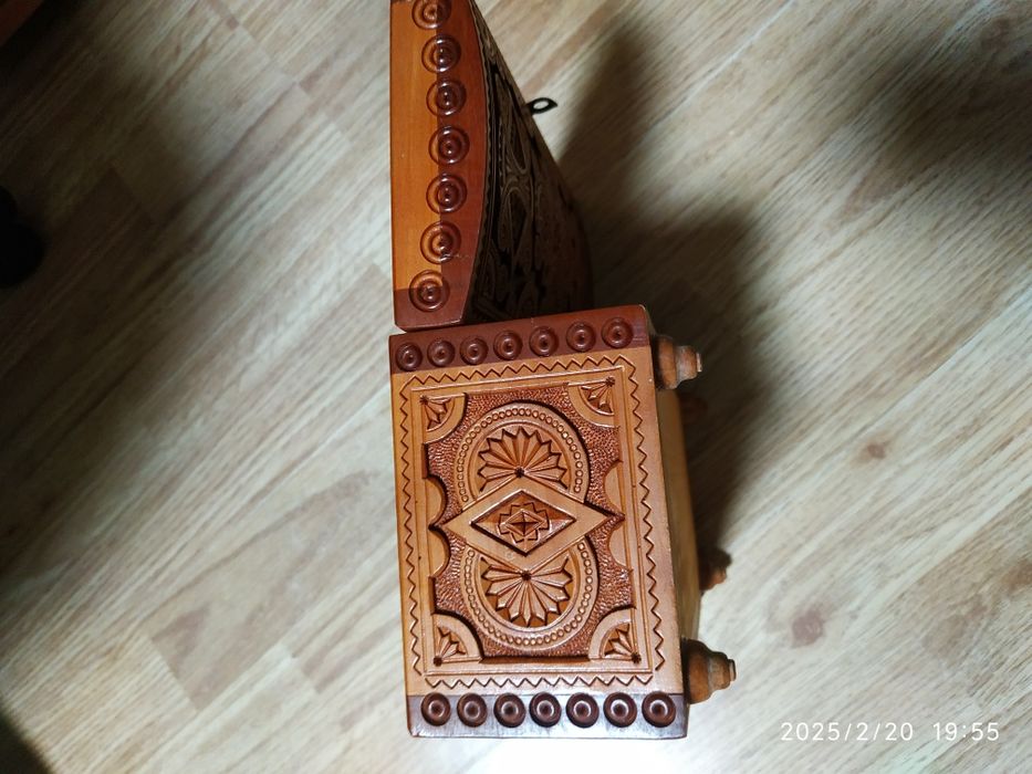 Скриня шкатулка, нат.дерево