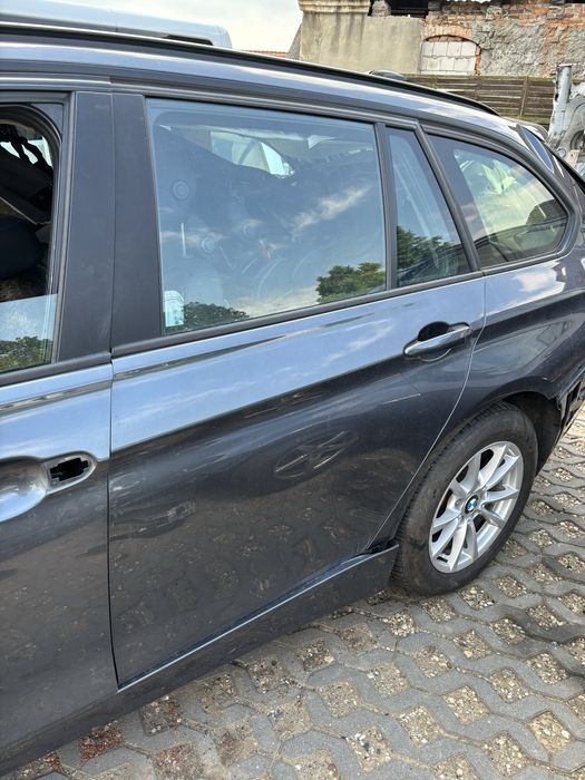 BMW 3 F31 drzwi lewy tył b39