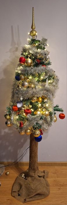 Nowa modna choinka na pniu 160 cm