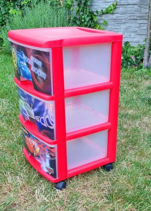 Regał pojemnik na zabawki Zygzak McQueen